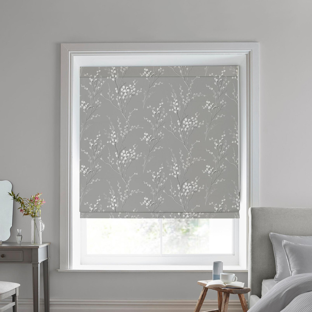 Pussy Willow Steel Roman Blind by Laura Ashley - 130718rom_ROOMSET_01.jpg