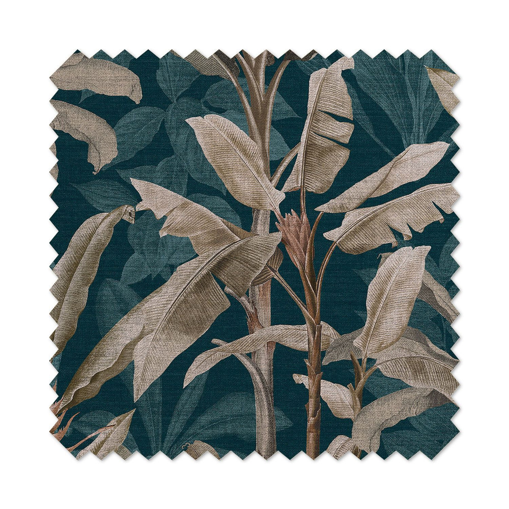 Borneo Teal Roman Blind