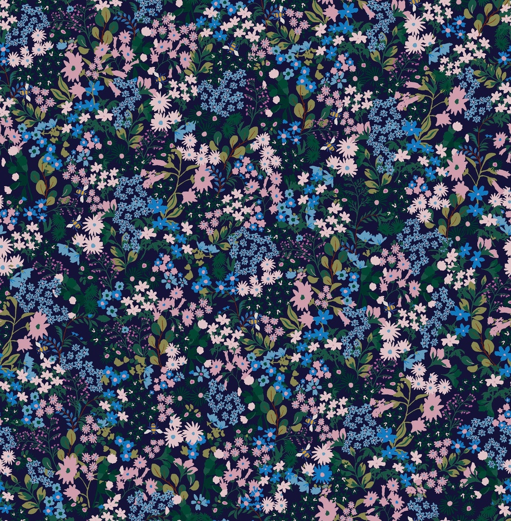 Joules Gilmorton Ditsy Garden Greens Wallpaper - 118570_TILE_01.jpg