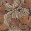 Acanthus Burnt Orange Wallpaper Acanthus Burnt Orange Wallpaper