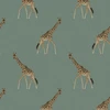 Sophie Allport Giraffe Heritage Teal Wallpaper - 146863_TILE_GIRAFFE HERITAGE TEAL_01.jpg