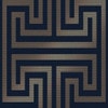 next metallic greek key navy wallpaper