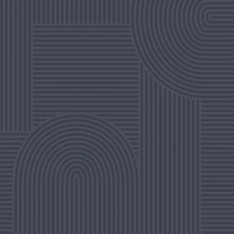 Mindful Living Navy Wallpaper