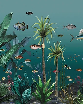 Technicolour Aquarium Teal Bespoke Mural - 124699_TILE_01.jpg