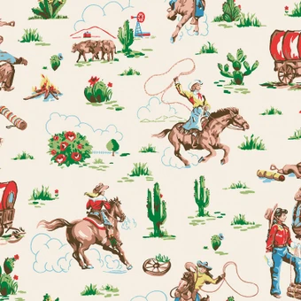 Cath Kidston Cowgirls Wallpaper - 125533_TILE_COWGIRLS MULTI_01.jpg