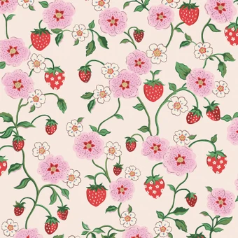 Cath Kidston Strawberry Spring Wallpaper - 125531_TILE_STRAWBERRY SPRING_01.jpg