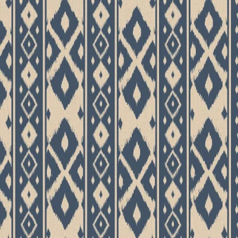 Joules Ikat Stripe Blue Wallpaper - 149534_TILE_IKAT STRIPE BLUE_01.jpg
