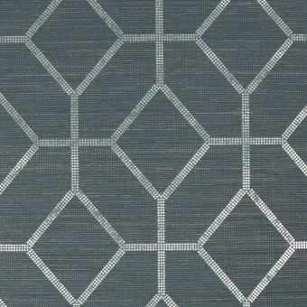 asscher geo teal wallpaper
