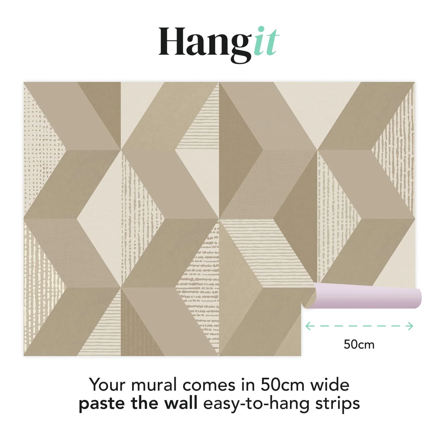Tribal Geo Neutral Bespoke Mural