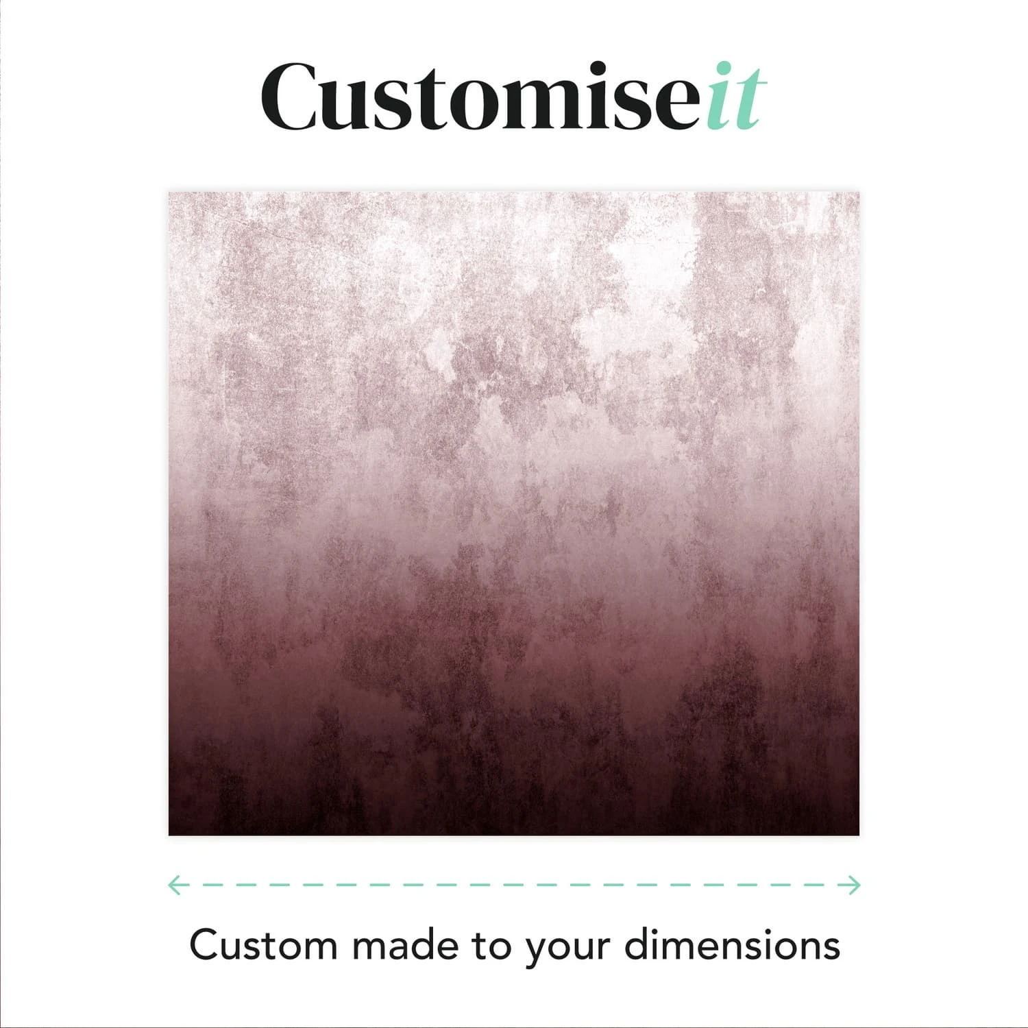 Ombre Pink Bespoke Mural