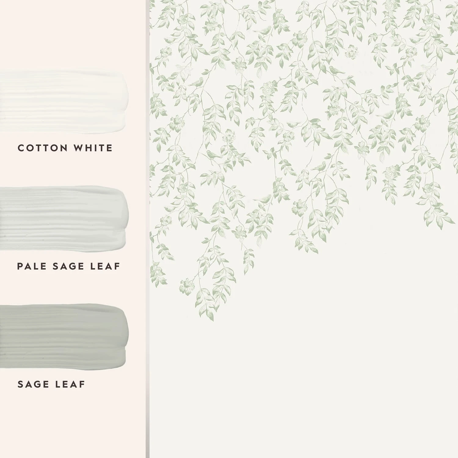 Laura Ashley Lockwood Sage Bespoke Mural