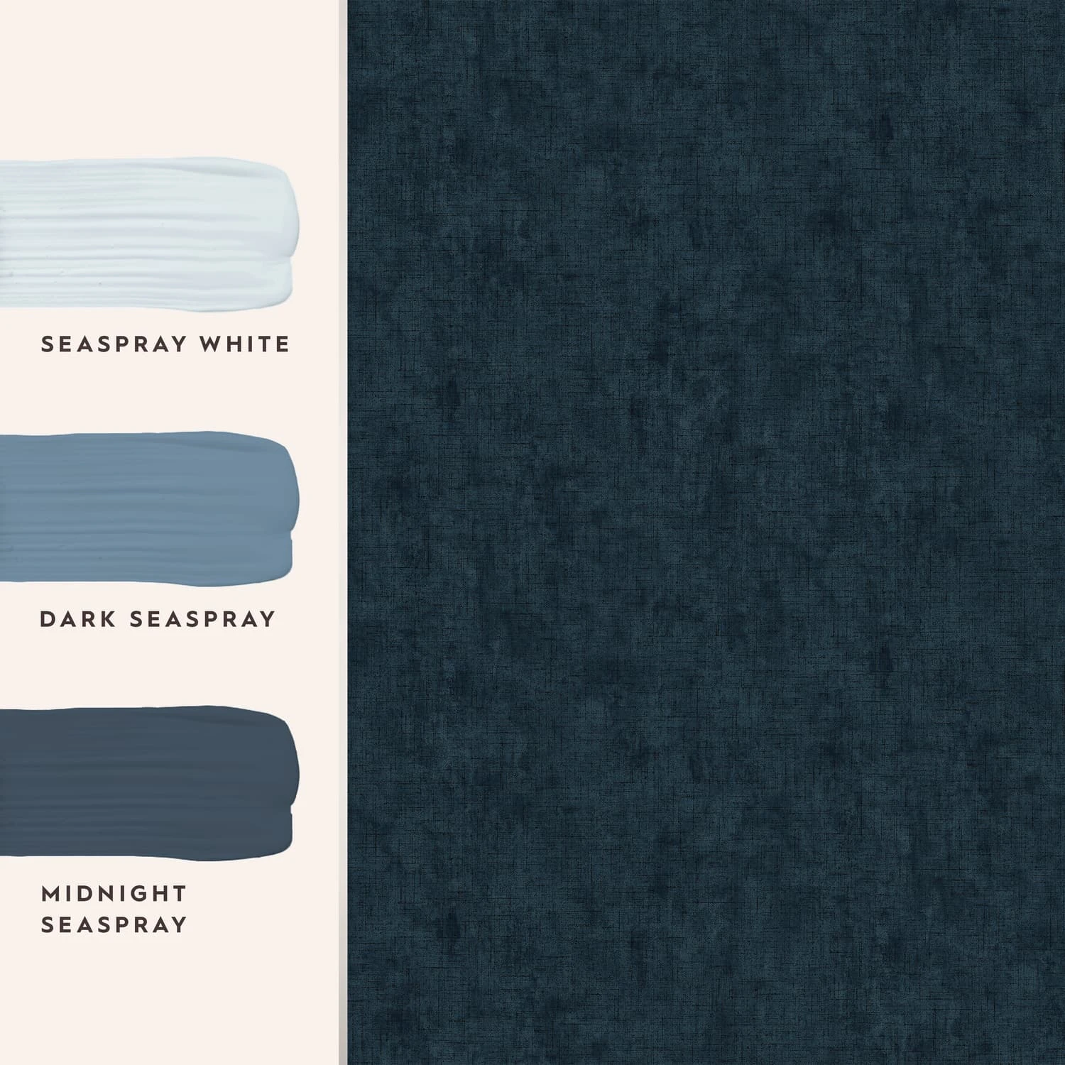 Laura Ashley Plain Midnight Seaspray Wallpaper