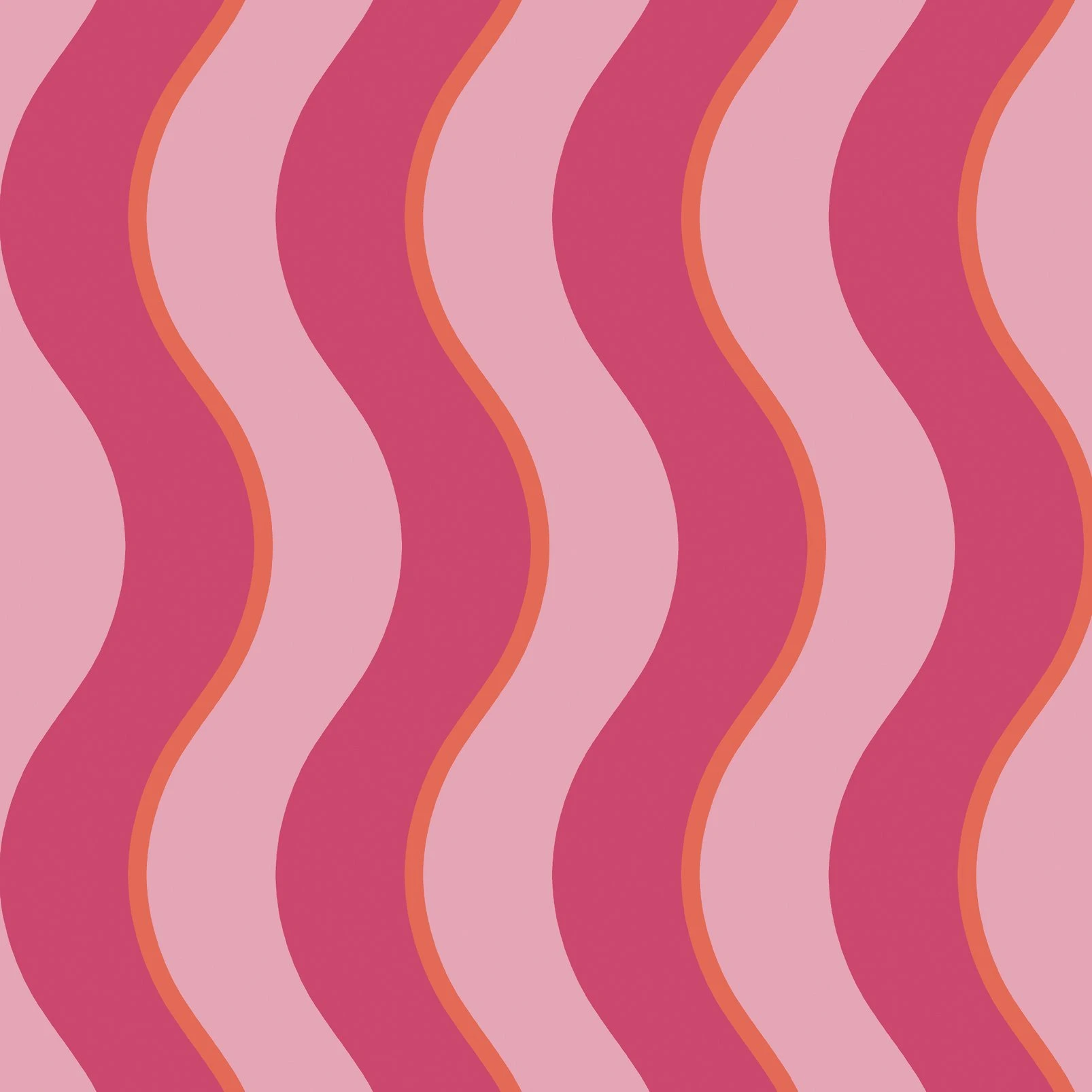 Making Waves Raspberry and Tangerine Wallpaper - 122371_DETAIL_01.jpg