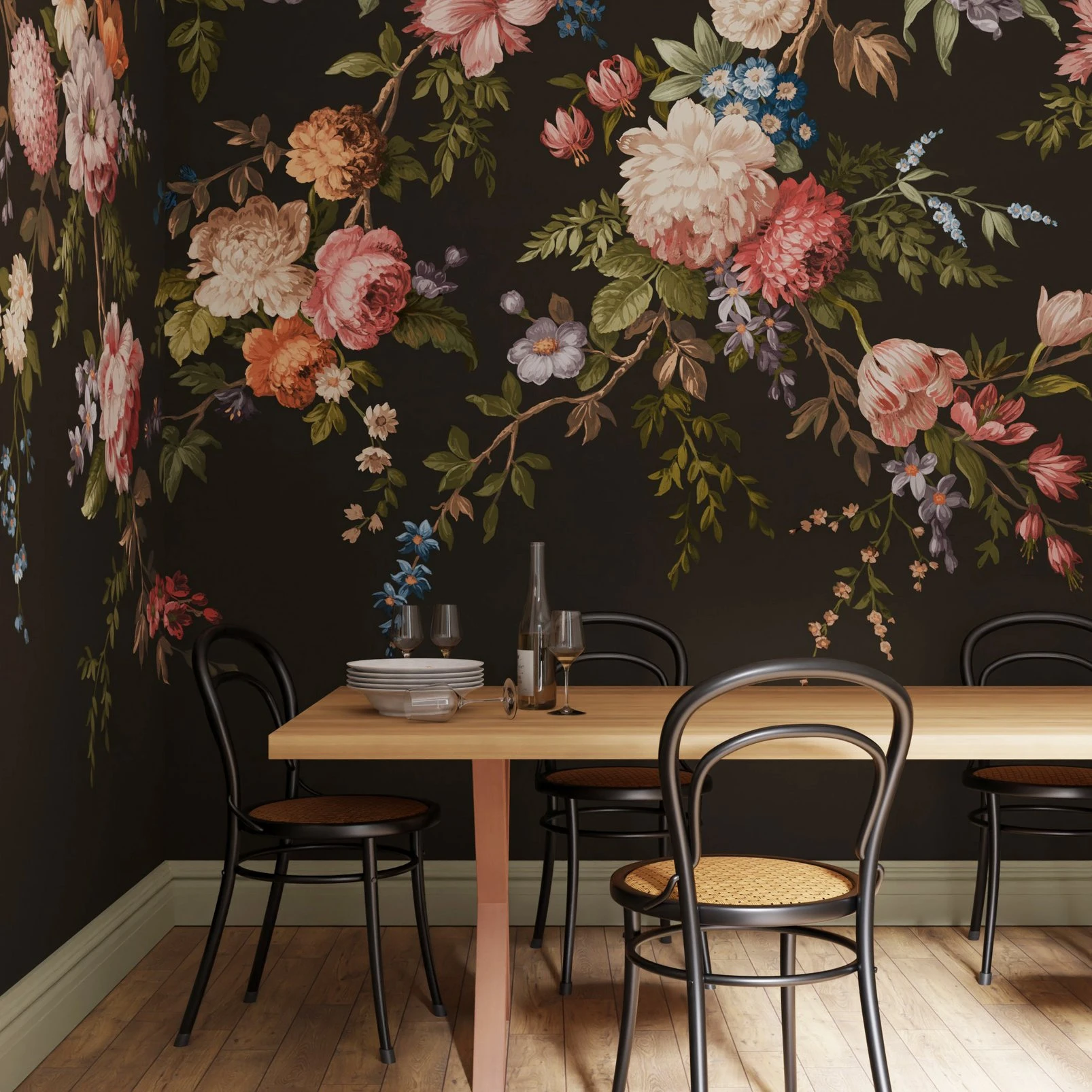 Hague Fleurs Black Bespoke Mural - 122032_ROOMSET_01.jpg