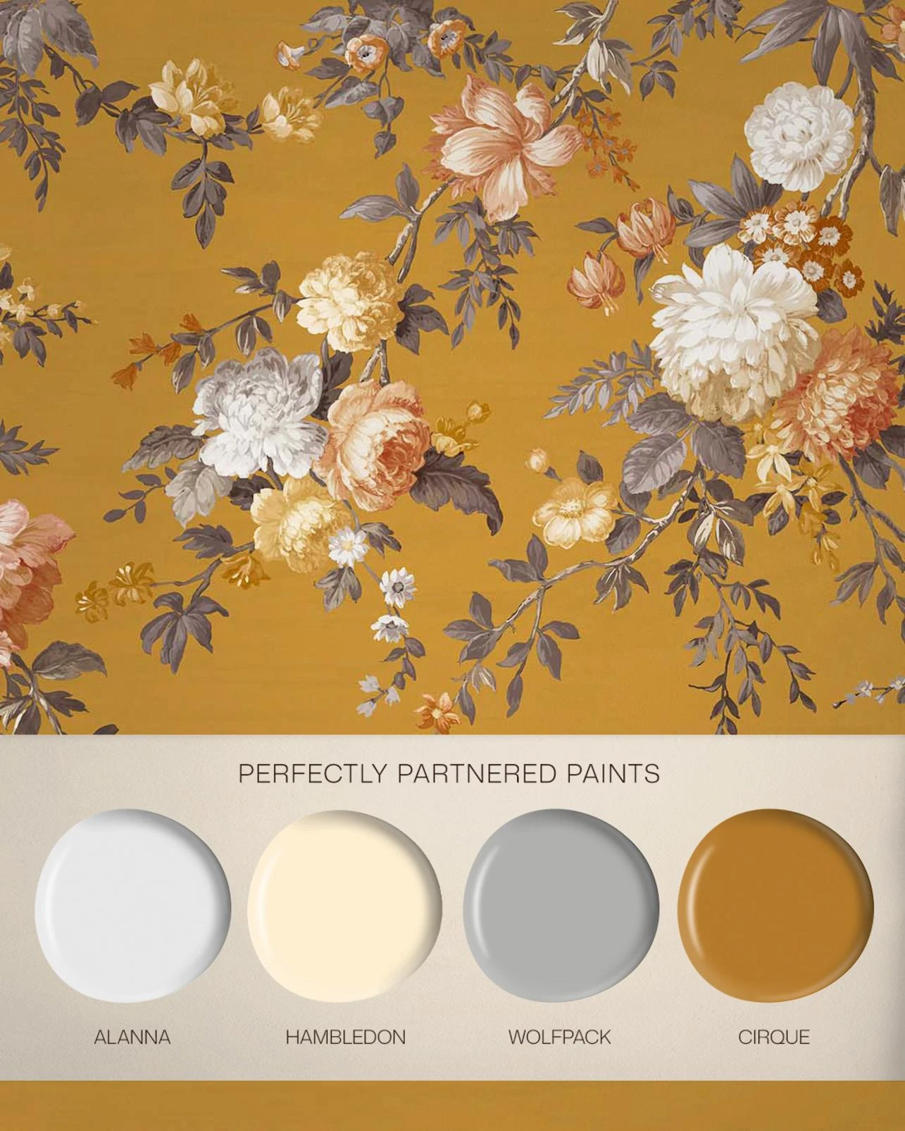 Hague Fleurs Mustard Bespoke Mural - 122036_FLATLAY.jpg