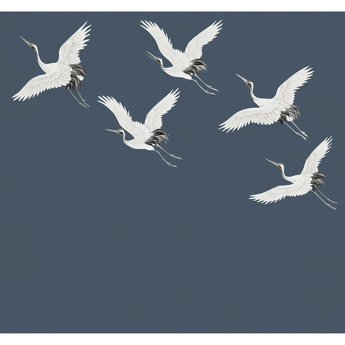 Cranes in Flight Midnight Bespoke Mural