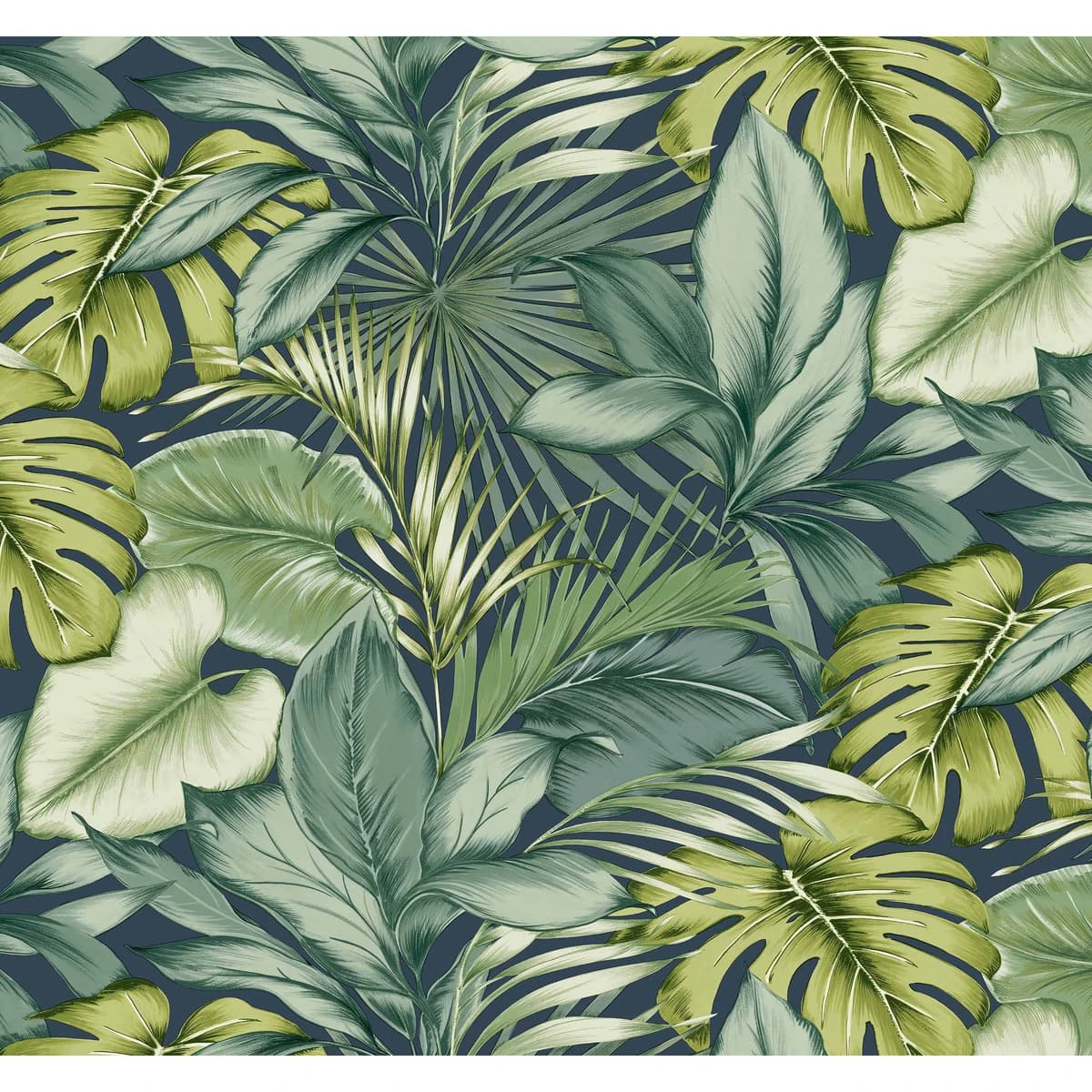 Monstera Green Bespoke Mural
