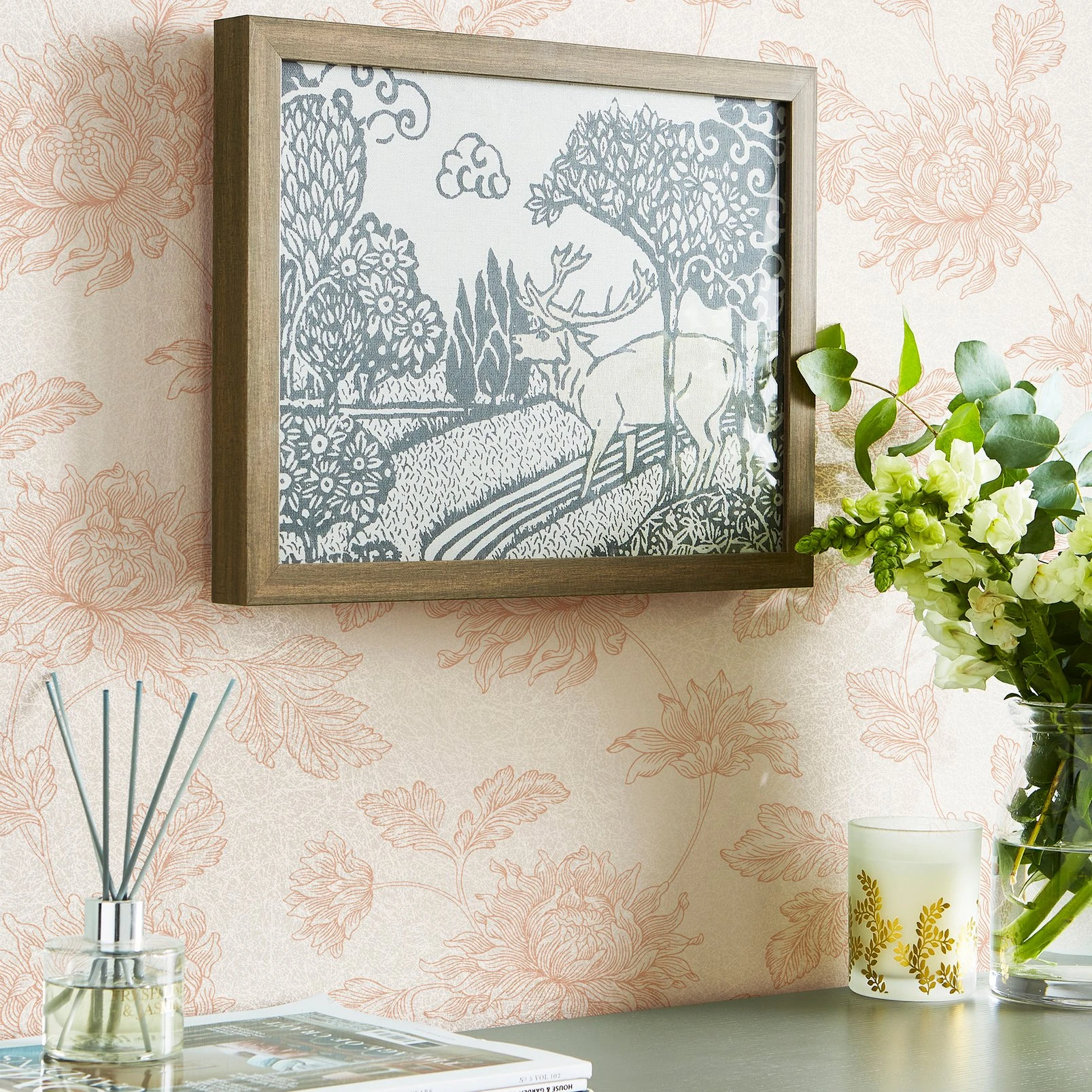 Laura Ashley Stratton Plaster Pink Wallpaper - 122763_ROOMSET_STRATTON PLASTER PINK.jpg
