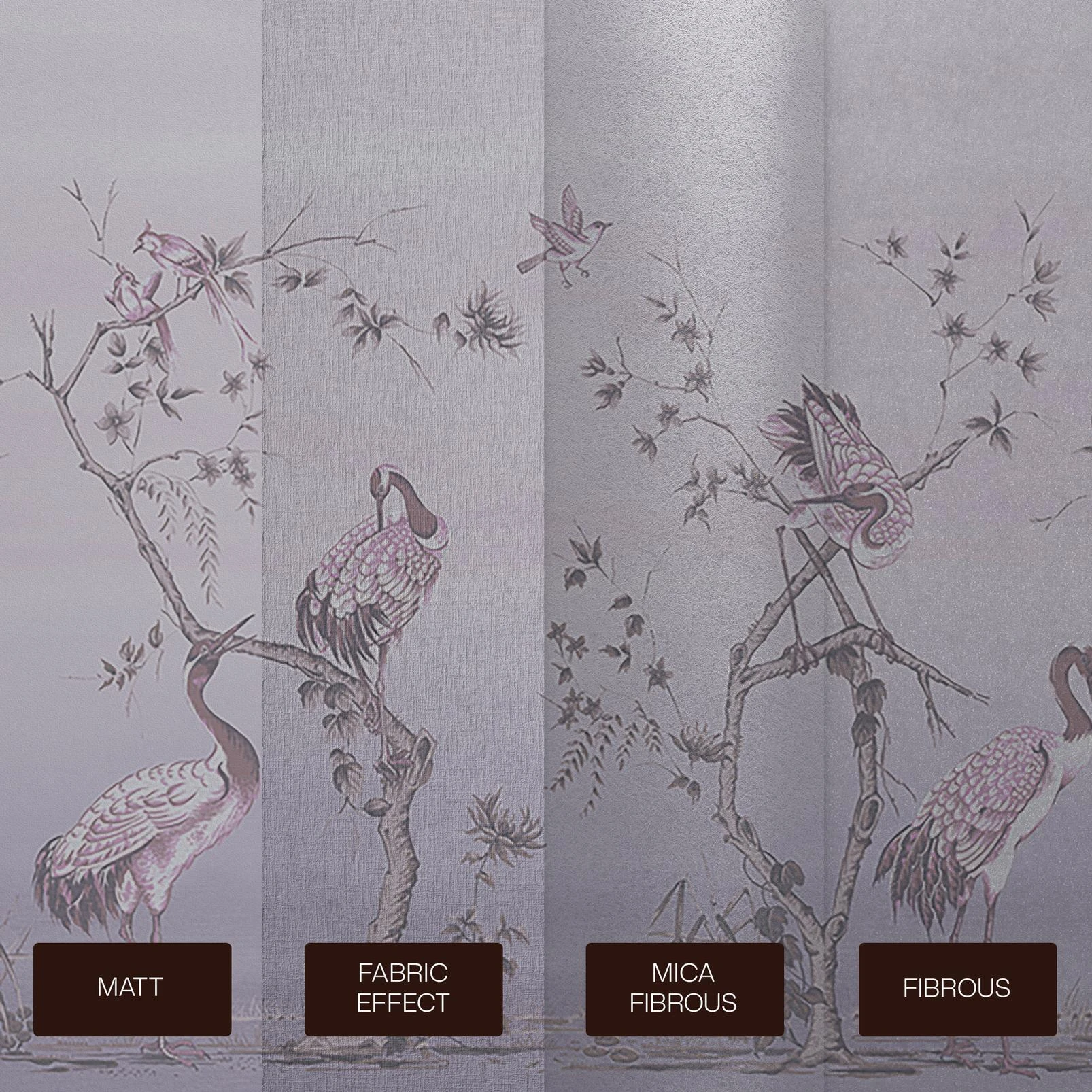 Grazing Cranes Dusk Bespoke Mural - 124784_SUBSTRATE_01.jpg