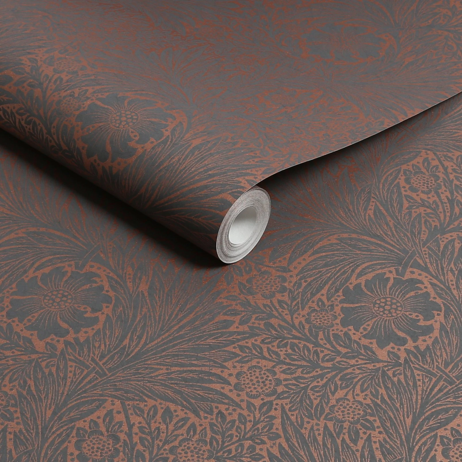 Marigold Fibrous Charcoal Wallpaper - 124254_ROLLSHOT_MARIGOLD FIBROUS CHARCOAL_01.jpg