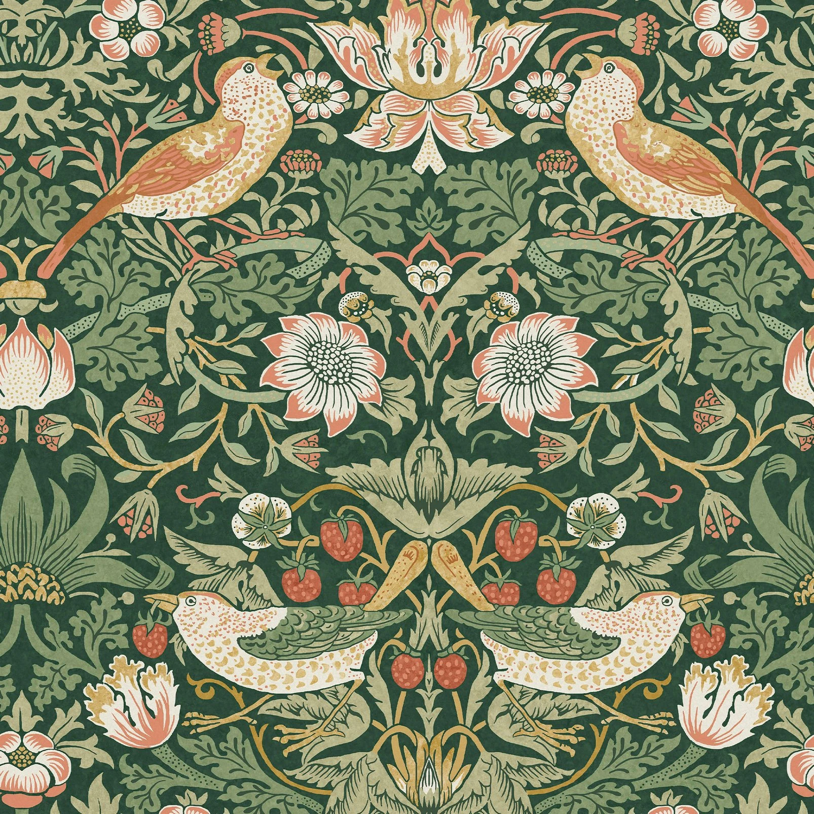 Strawberry Thief Rich Green Wallpaper - 124234_TILE_STRAWBERRY THIEF RICH GREEN_01.jpg