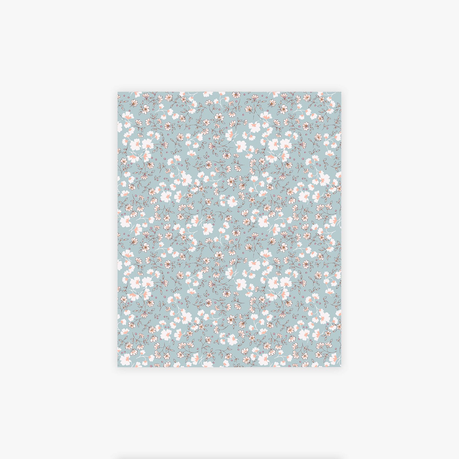 Next Calm Ditsy Floral Duck Egg Wallpaper - 122883_TILE_CALM DITSY DUCK EGG_01.jpg