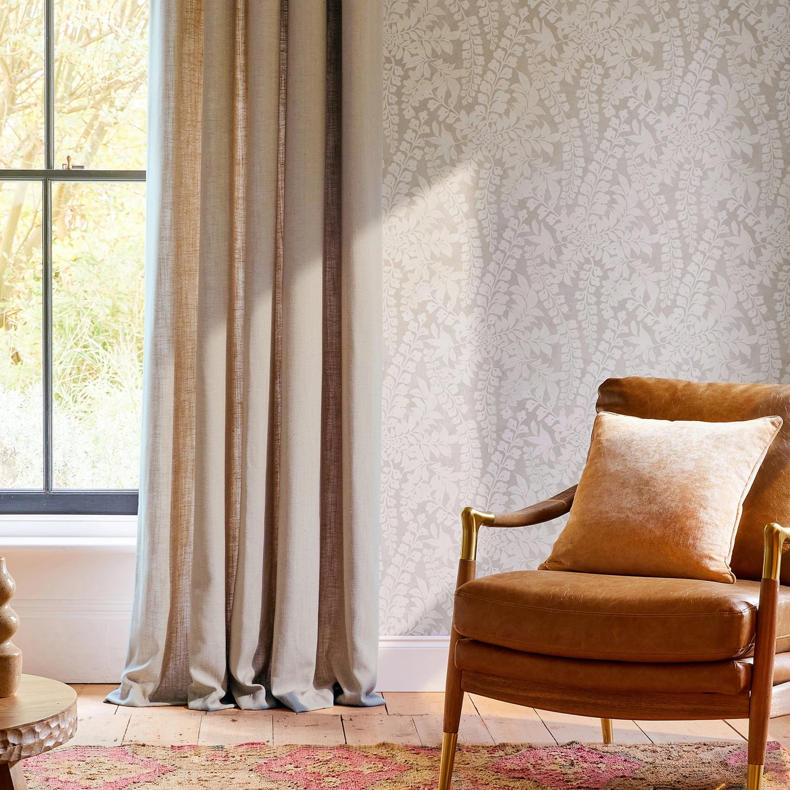 Next Roaming Leaf Neutral Wallpaper - 122880_ROOMSET_ROAMING LEAF NEUTRAL_01.jpg