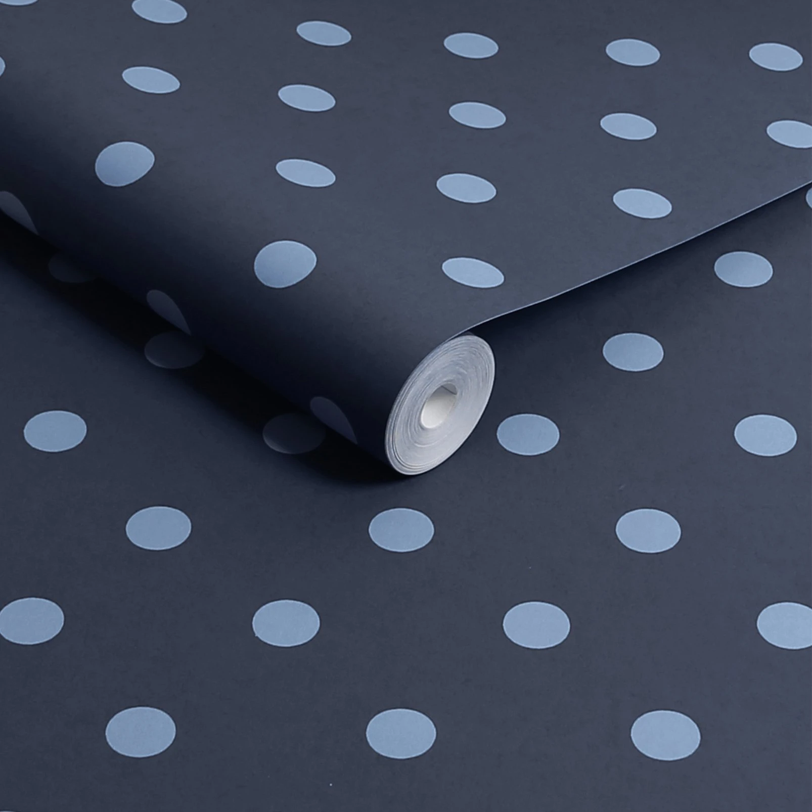 Cath Kidston Button Spot Navy Wallpaper - 125523_ROLLSHOT_BUTTON SPOT NAVY_01.jpg