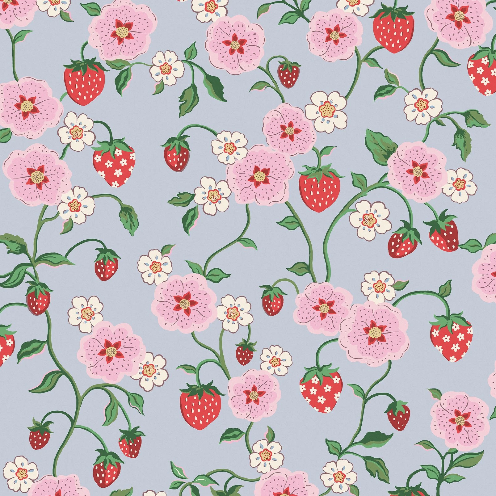 Cath Kidston Strawberry Summer Wallpaper - 125532_TILE_STRAWBERRY SUMMER_01.jpg