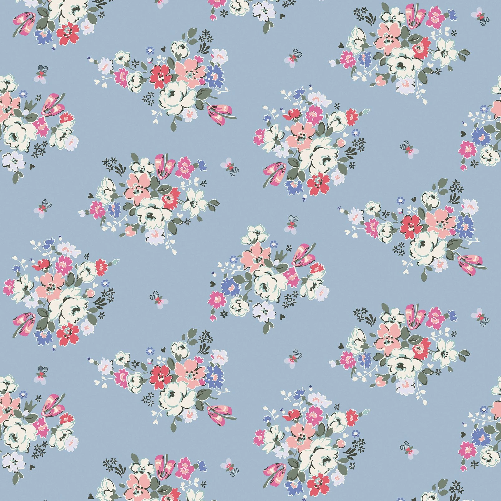 Cath Kidston Clifton Floral Blue Wallpaper - 125507_TILE_CLIFTON FLORAL BLUE_01.jpg