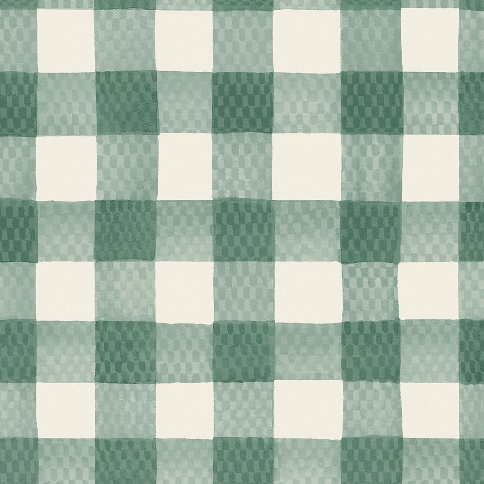 Cath Kidston Painted Gingham Green Wallpaper - 125516_TILE_PAINTED GINGHAM GREEN_01.jpg