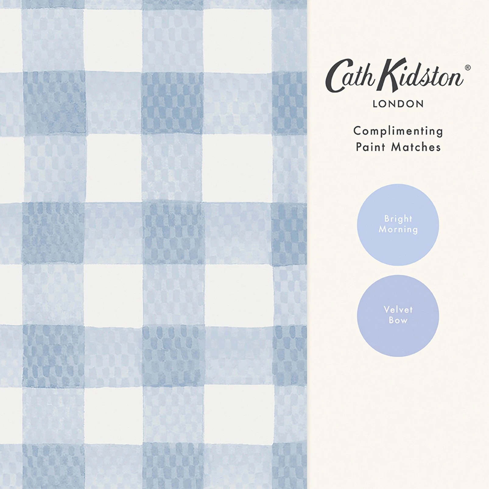 Cath Kidston Painted Gingham Blue Wallpaper - 125514_FLATLAY_PAINTED GINGHAM BLUE_01.jpg
