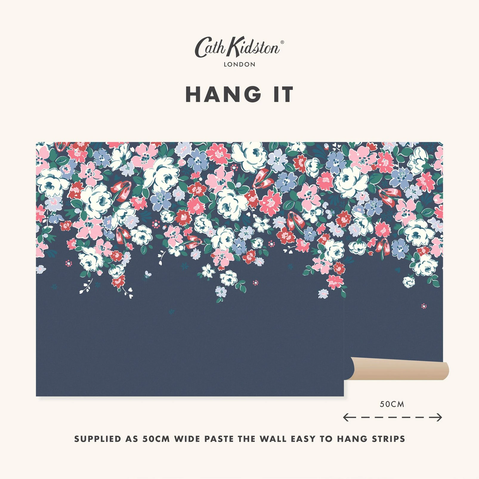 Clifton Floral Navy Bespoke Mural - 127790FXST_INFO_CLIFTON FLORAL NAVY MURAL_02.jpg