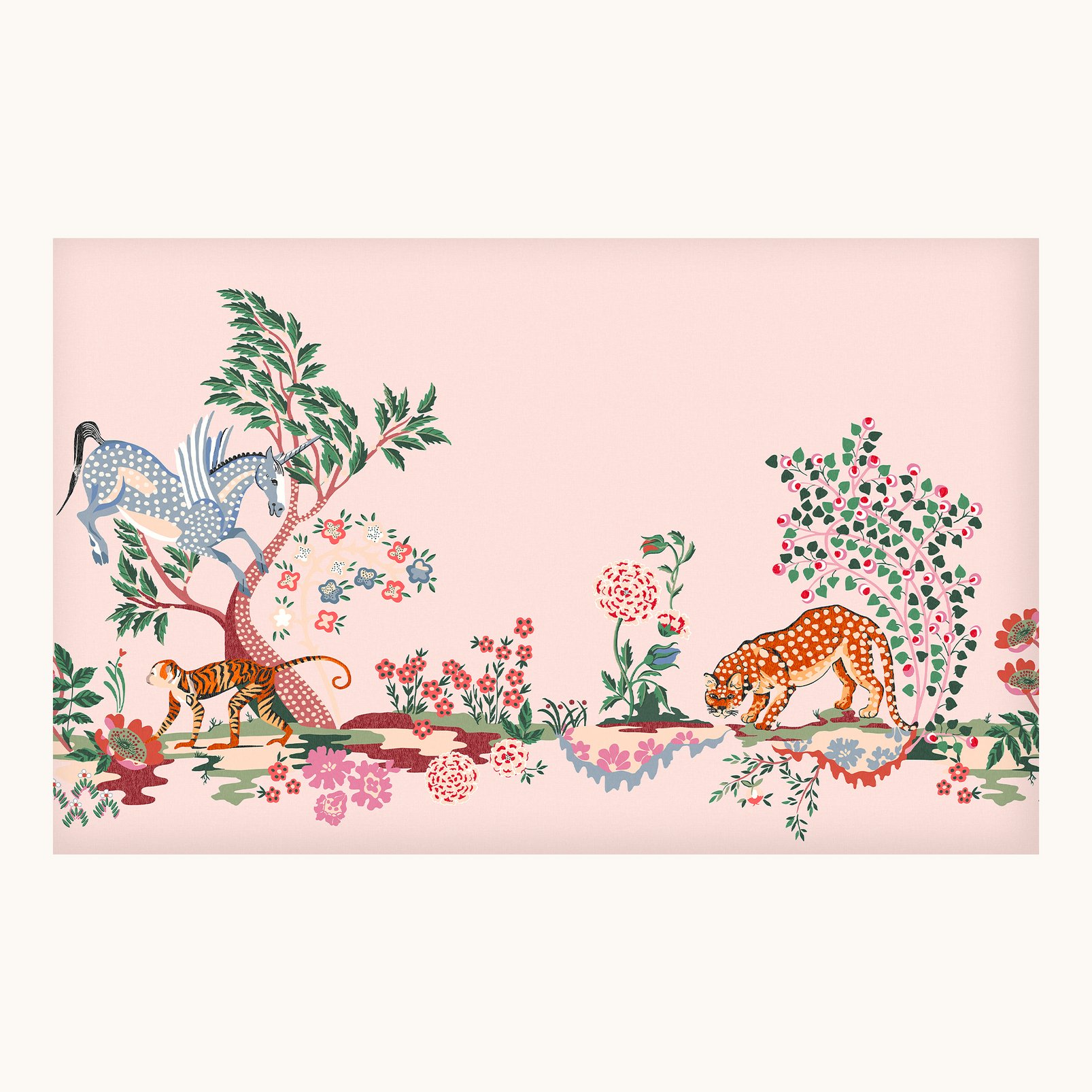 Painted Kingdom Pink Bespoke Mural - 127745_TILE_PAINTED KINGDOM PINK MURAL_01.jpg