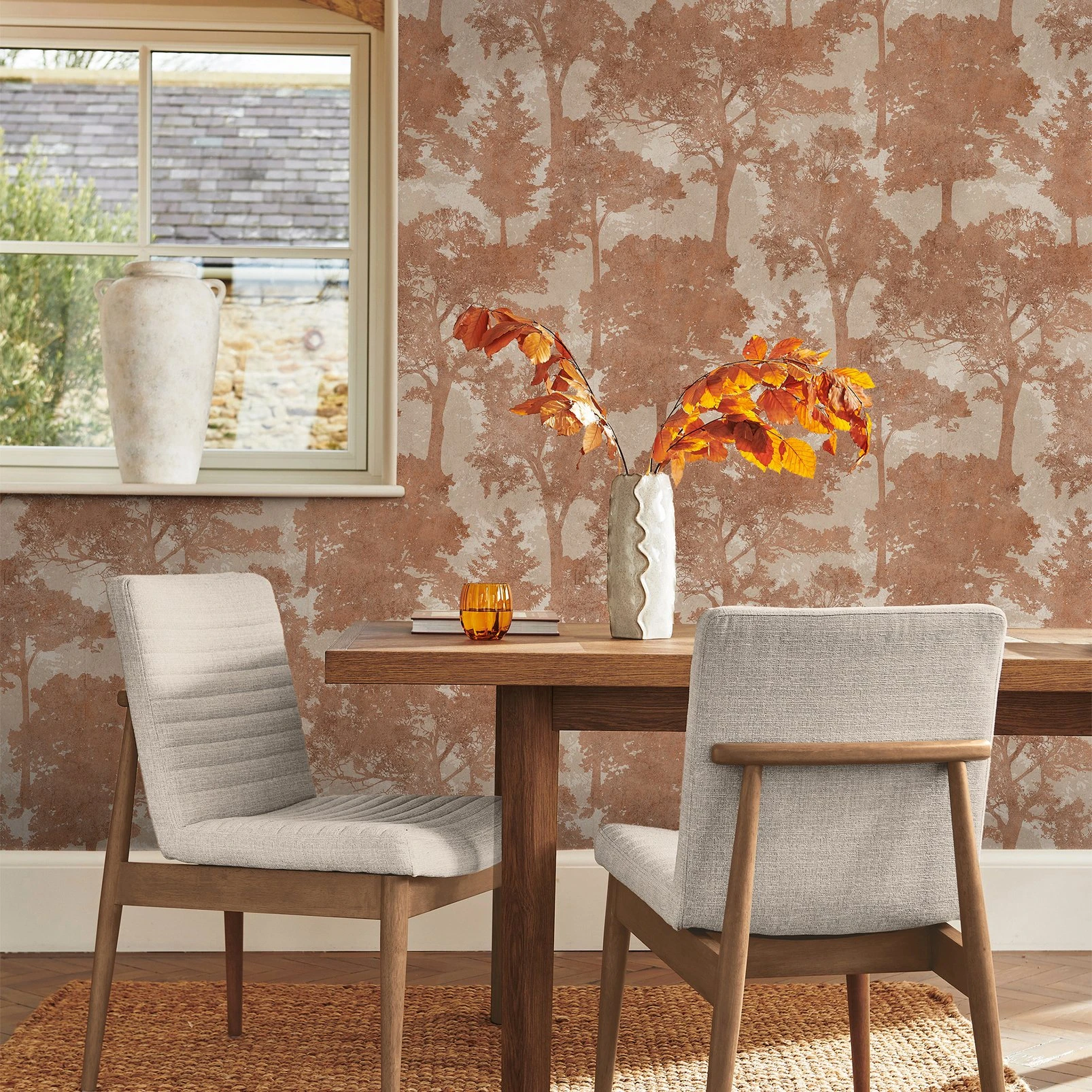 Next Trailing Trees Terracotta Wallpaper - 128837_ROOMSET_TRAILING TREES TERRACOTTA_01.jpg