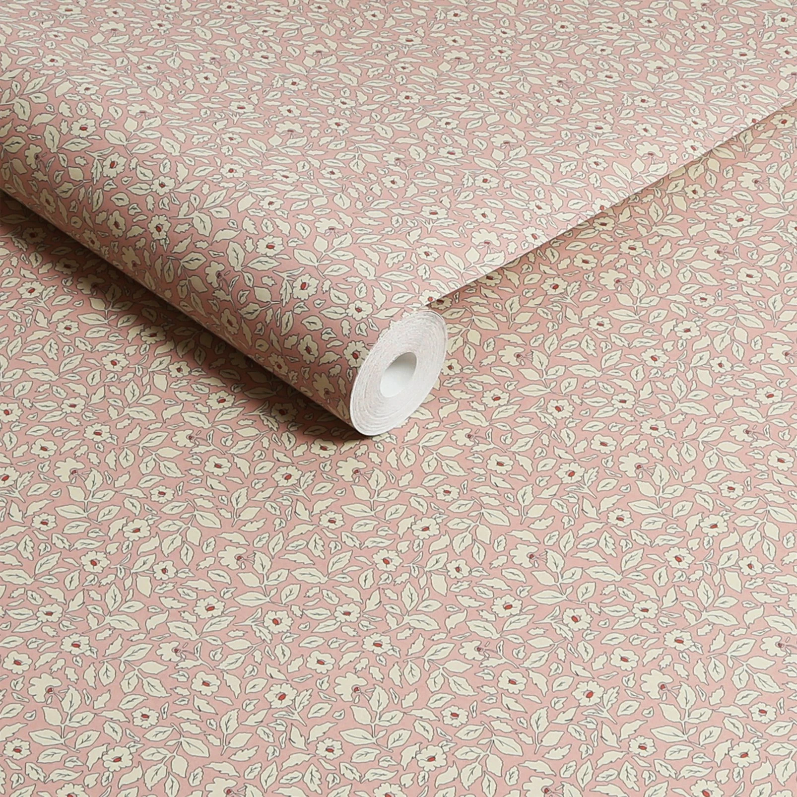 Joules Ditsy Floral Soft Pink Wallpaper - 128917_ROLLSHOT_DITSY FLORAL PRINT SOFT PINK_01.jpg