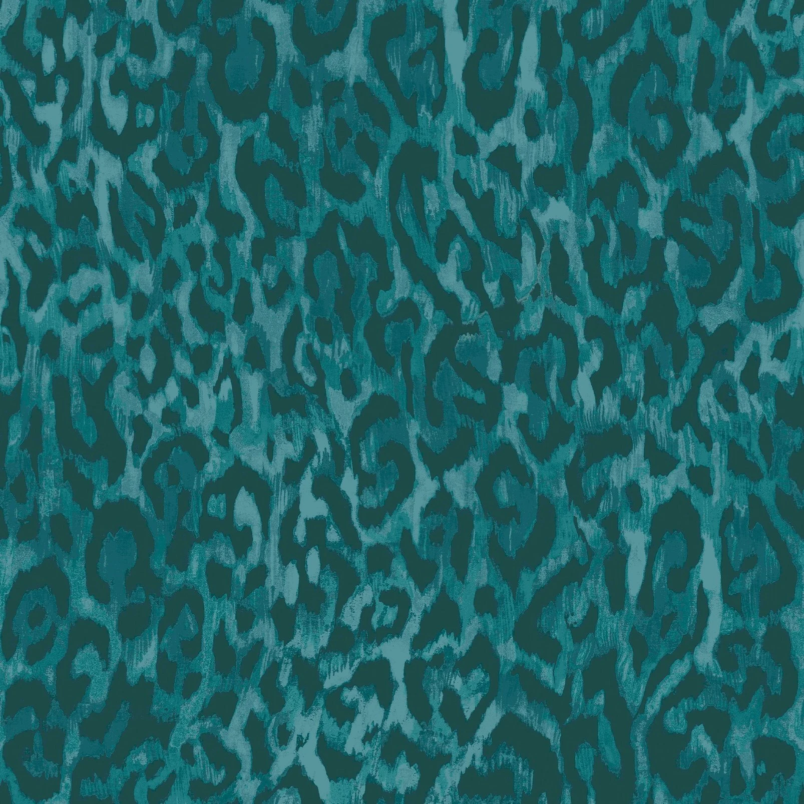 Nicole Miller Laid Back Leopard Peel & Stick Teal Wallpaper - 127463_TILE_LAID BACK LEOPARD TEAL_01.jpg