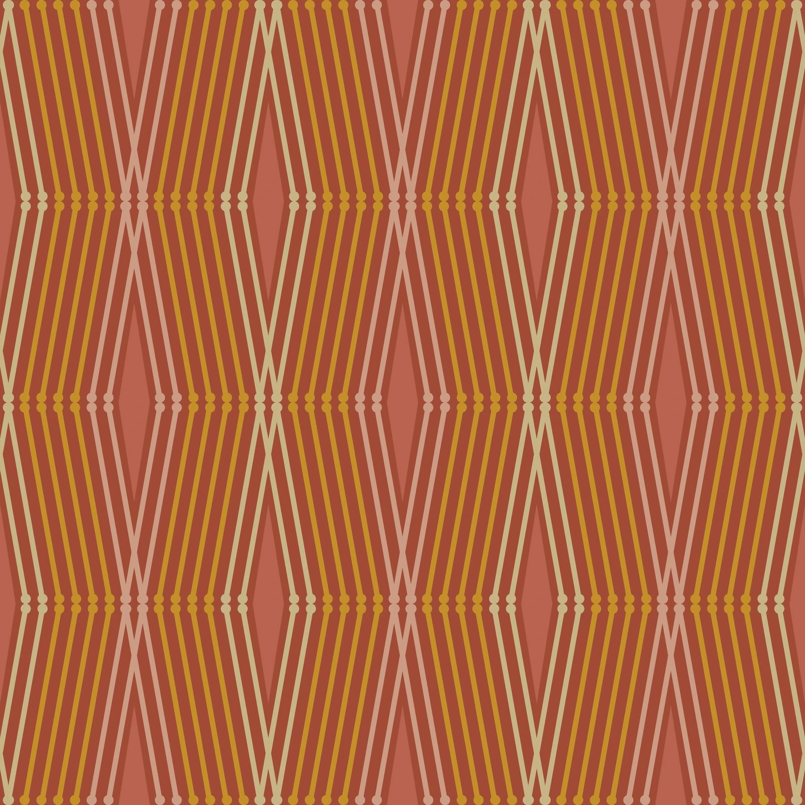 Nicole Miller Hard Edge Ogee Peel & Stick Clay Wallpaper - 127440_TILE_HARD EDGE OGEE CLAY_01.jpg