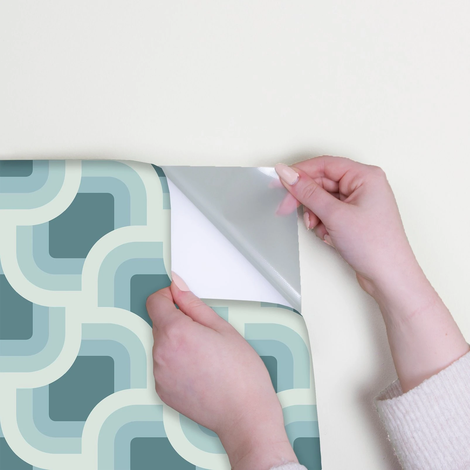 Nicole Miller Retro Geo Peel & Stick Spa Wallpaper - 127445_DETAIL_RETRO GEO SPA_01.jpg