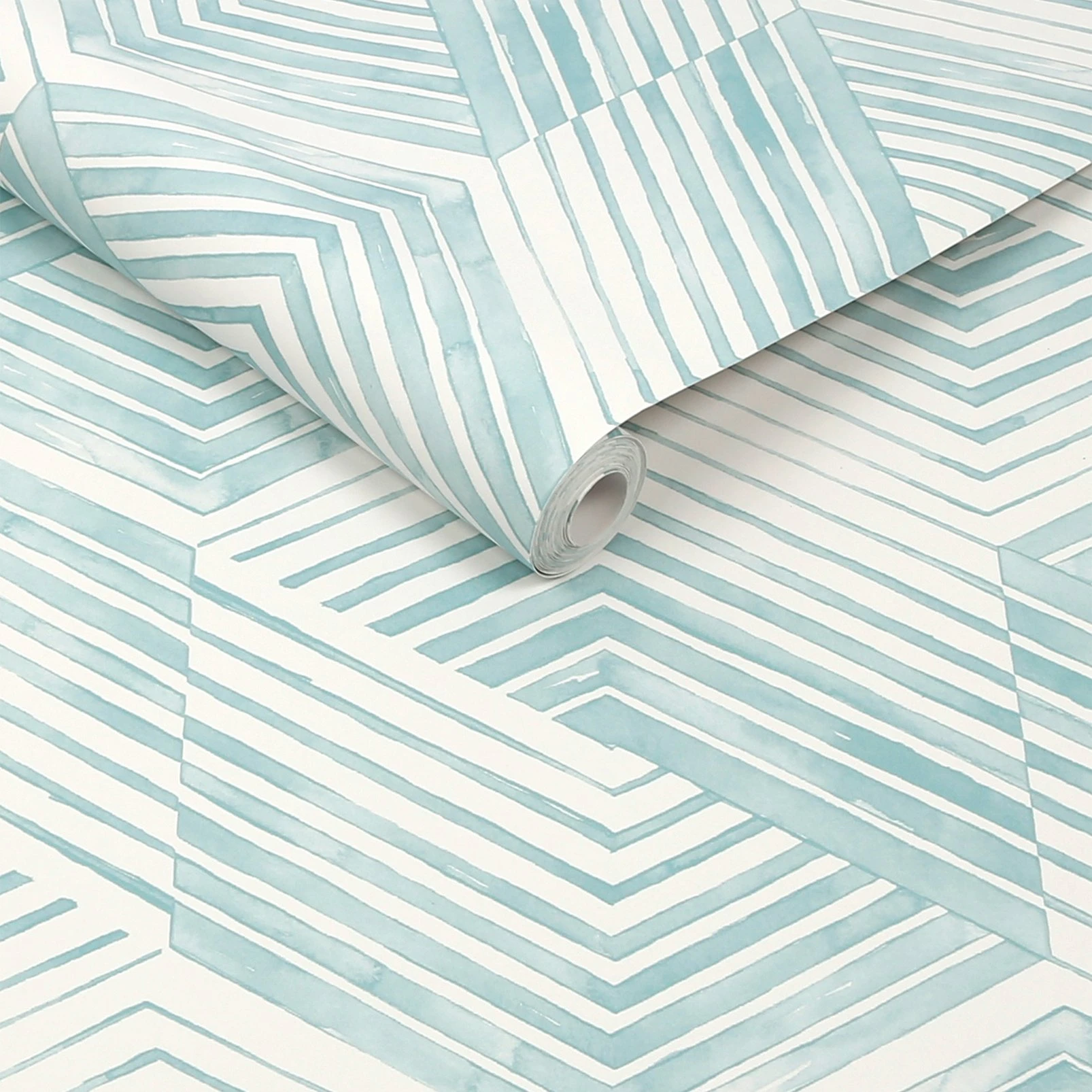 Nicole Miller Geo Movement Peel & Stick Chambray Wallpaper - 127447_ROLLSHOT_GEO MOVEMENT CHAMBRAY_01.jpg