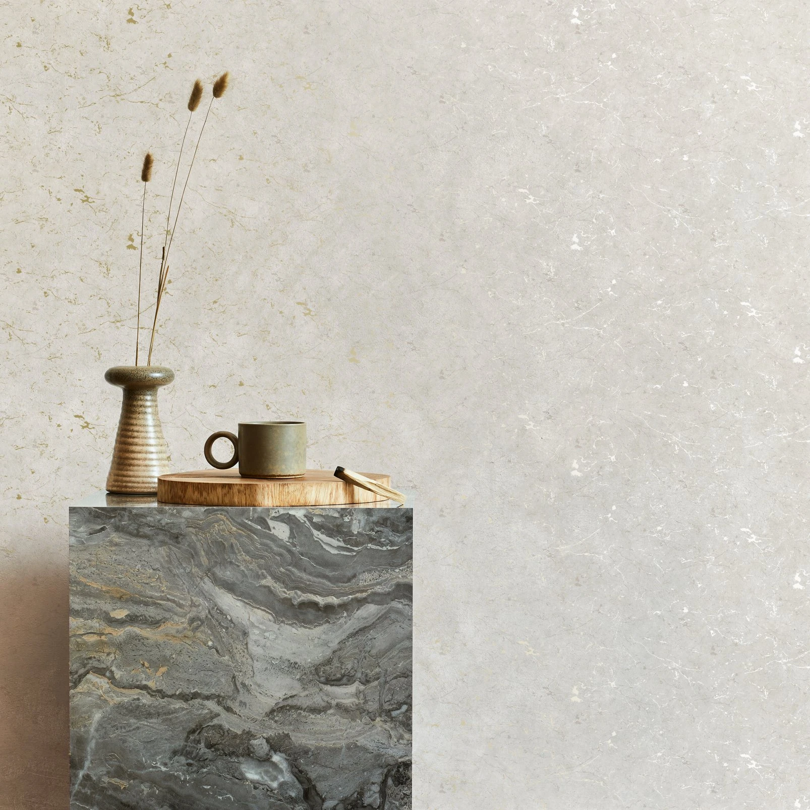 Gilded Plaster Stone Pale Gold Wallpaper - 125066_ROOMSET_GILDED PLASTER STONE AND PALE GOLD_01.jpg