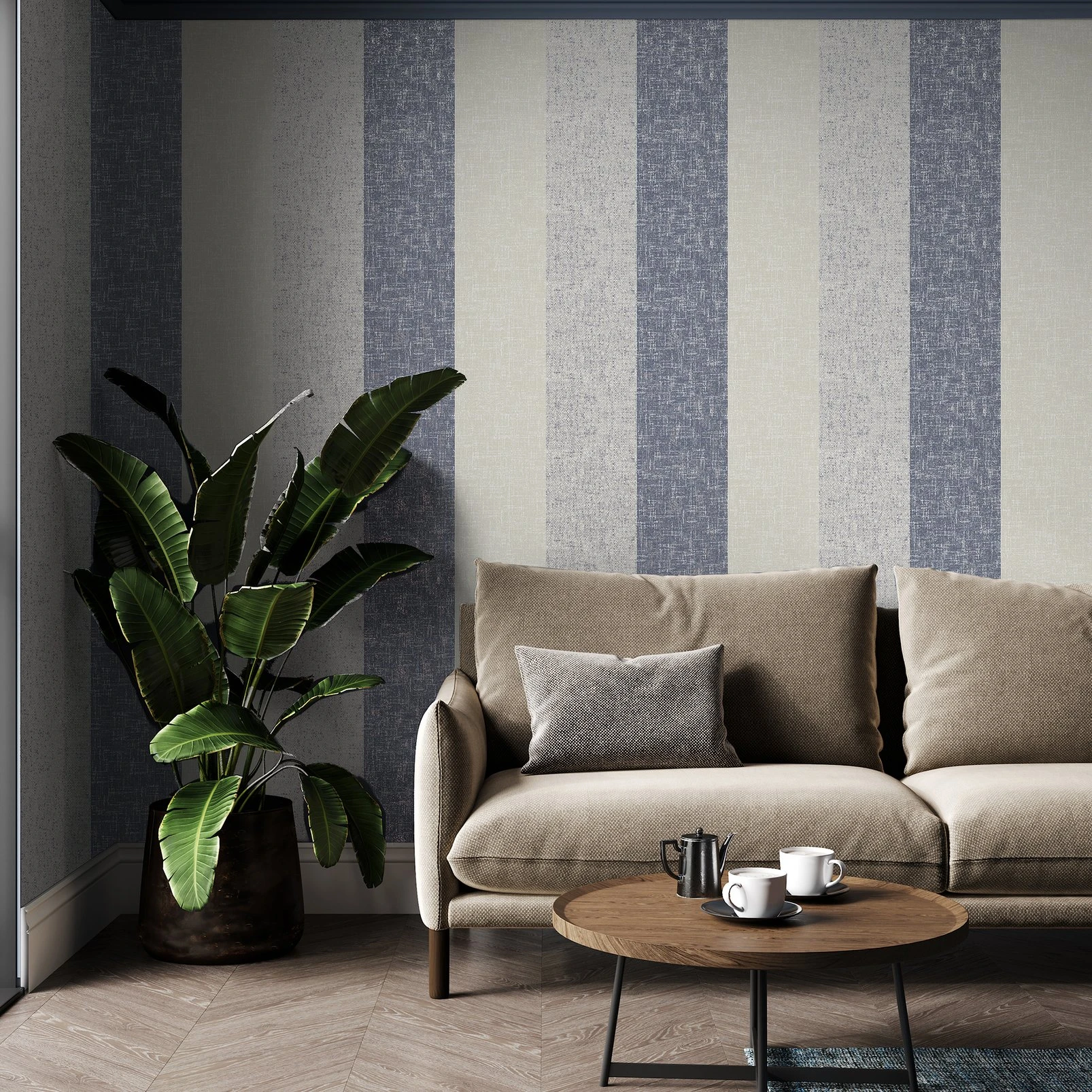 Meadow Stripe Navy & Rose Gold Wallpaper - 128978_ROOMSET_MEADOW STRIPE NAVY ROSE GOLD_01.jpg