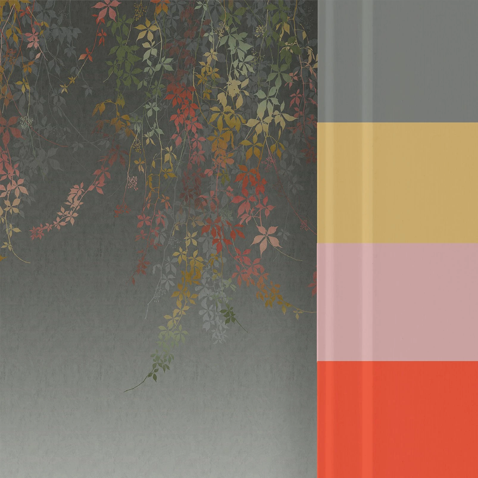 Virginia Creeper Autumn Bespoke Mural by Clarissa Hulse - 129997_FLATLAY_VIRGINIA CREEPER AUTUMN_01.jpg