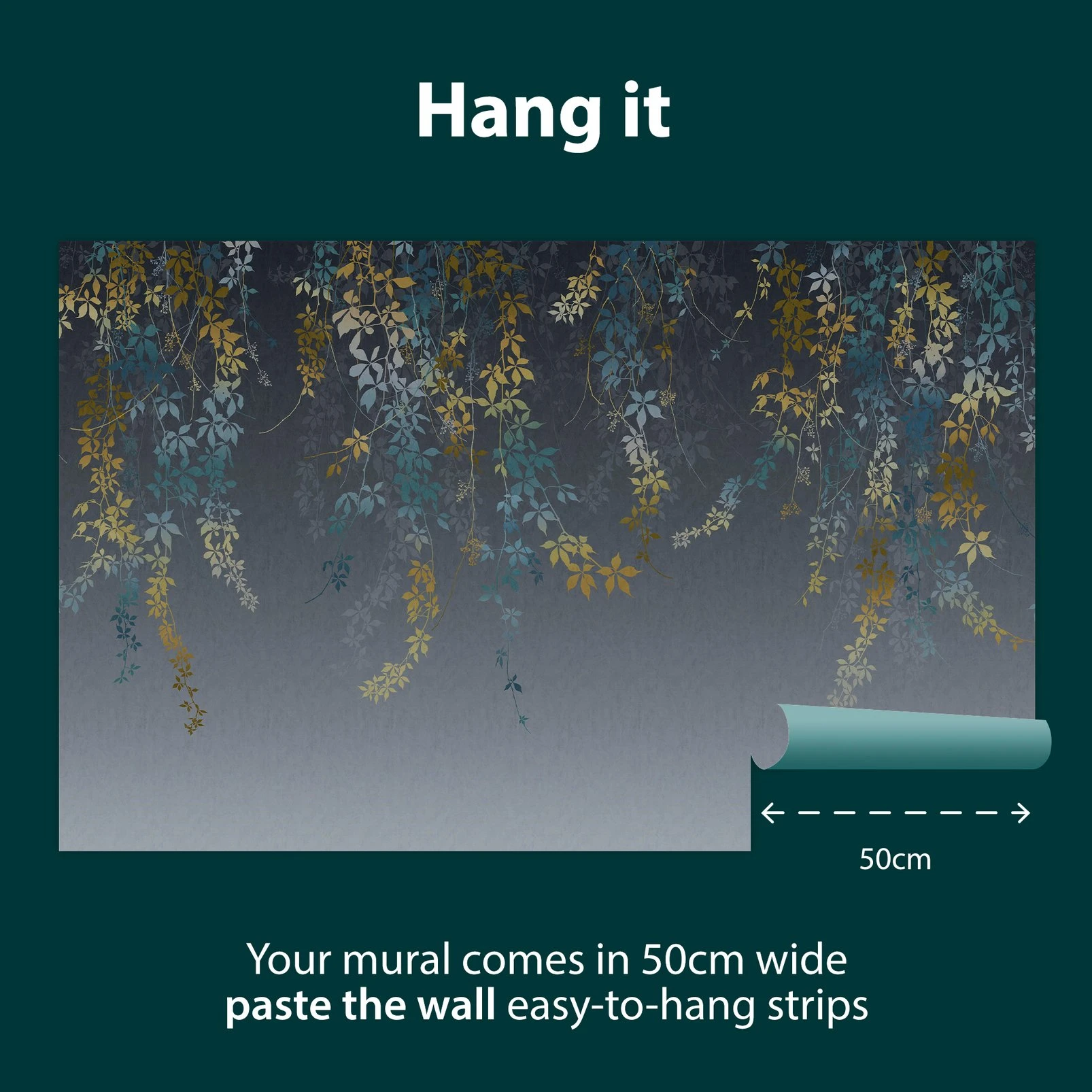 Virginia Creeper Indigo Bespoke Mural by Clarissa Hulse - 130015_INFO_VIRGINIA CREEPER INDIGO_02.jpg