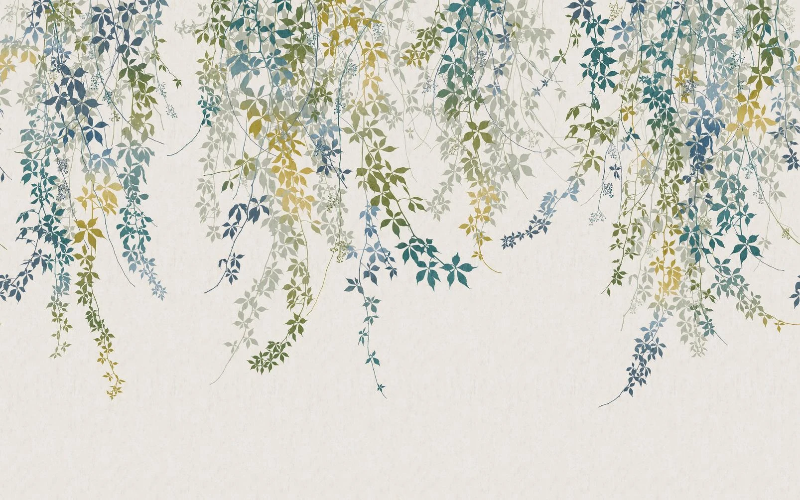Virginia Creeper Spring Bespoke Mural by Clarissa Hulse. - 130006_MAINTILE_VIRGINIA CREEPER SPRING_01.jpg