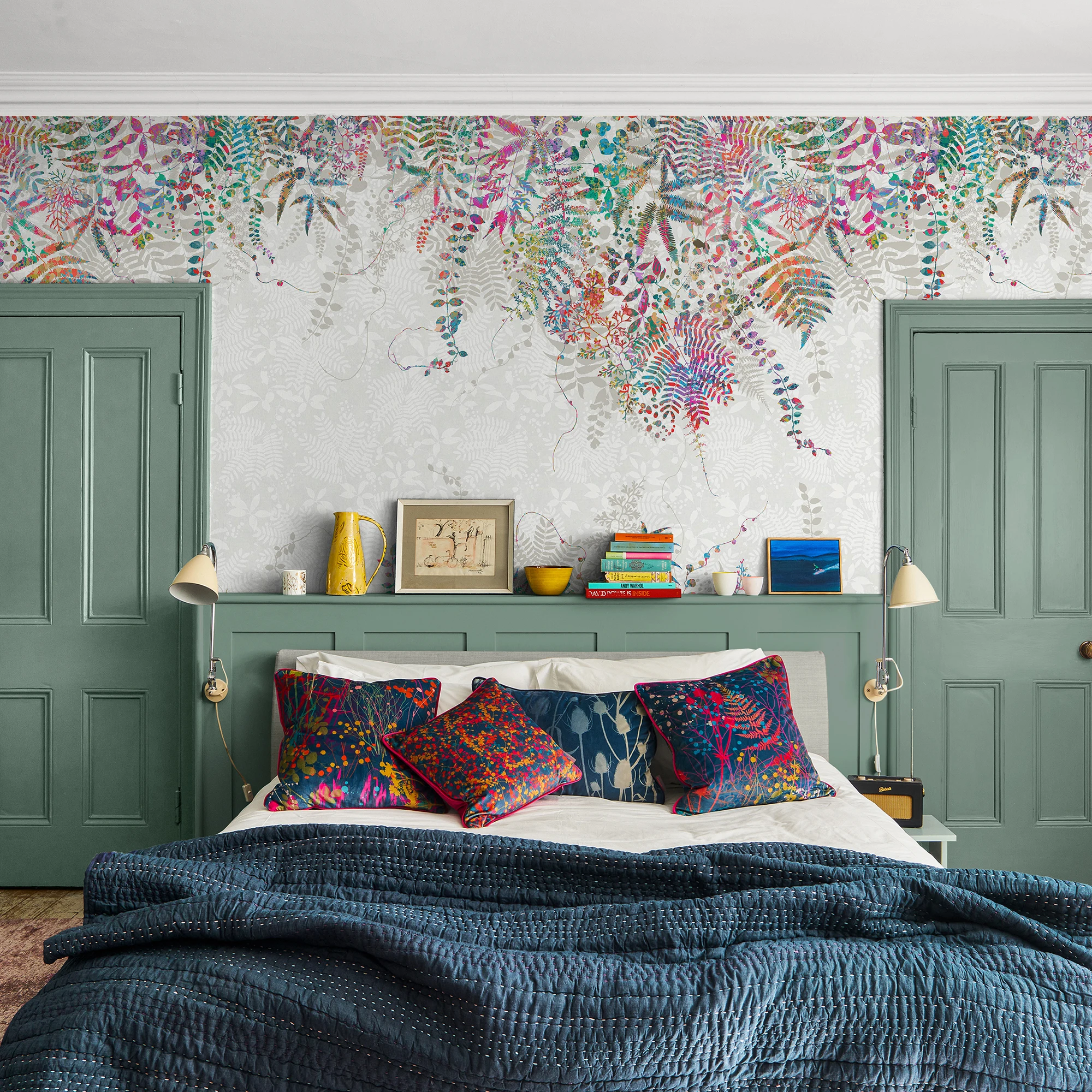 Cascading Kaleidoscope Miami Bespoke Mural by Clarissa Hulse
