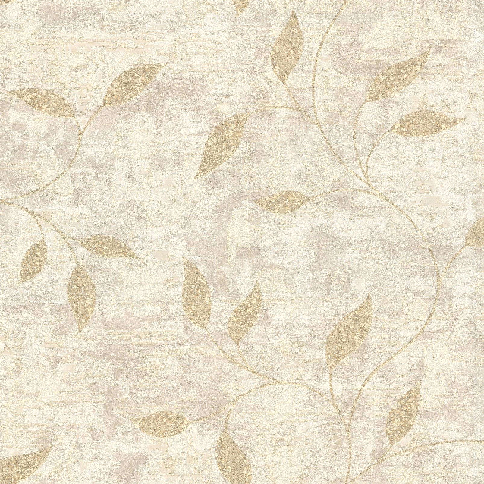 Ornamental Leaf Cream Wallpaper - 128805_TILE_ORNAMENTAL LEAF CREAM_01.jpg