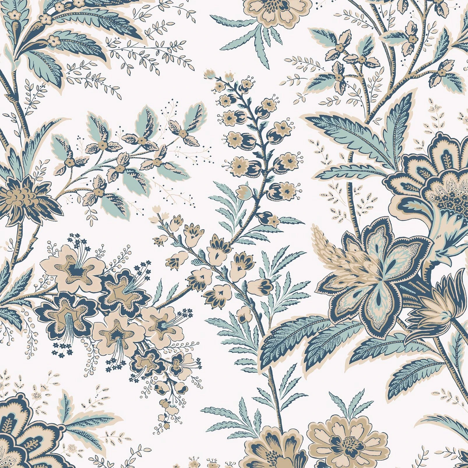 Laura Ashley Marlbrook Pale Linen Wallpaper - 130098_TILE_MARLBROOK PALE LINEN_01.jpg