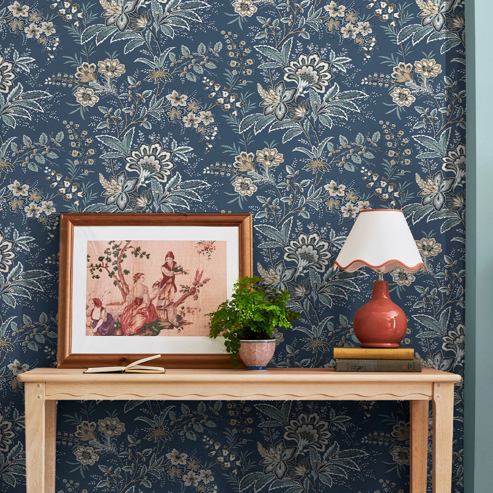 Laura Ashley Marlbrook Dusky Seaspray Wallpaper - 130097_ROOMSET_MARLBROOK DUSKY SEASPRAY_01.jpg