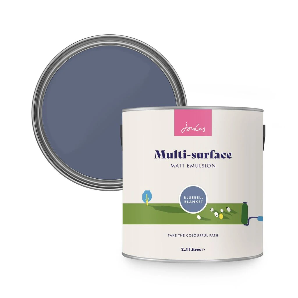 Joules Bluebell Blanket Paint
